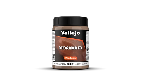 Vallejo Diorama Effects: Water Texture Muddy Water  200 Ml