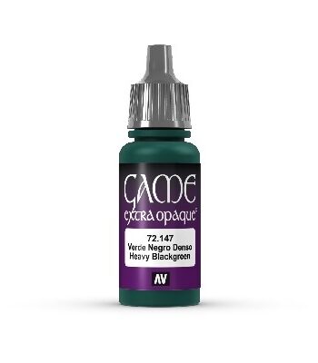 Vallejo Maling Game Color: Heavy Blackgreen 17ml