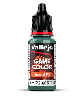 Vallejo Maling Game Color: Special Fx  Effects  Green Rust 18ml