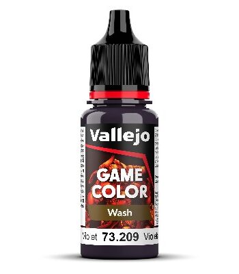 Vallejo Maling Game Color: Wash Violet 18ml
