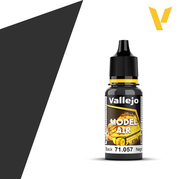 Vallejo Maling Model Air: Black 17ml
