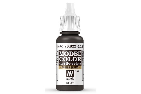 Vallejo Maling Model Color: German Camouflage Black Brown 17ml