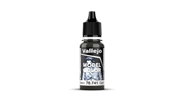 Vallejo Maling Model Color: Matt  109  Cam Black Green 18ml