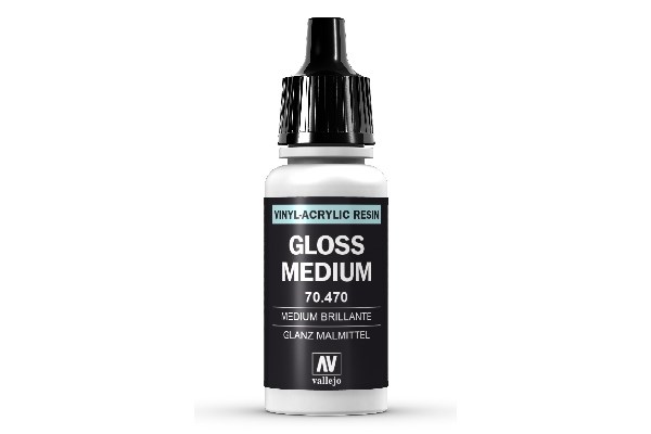 Vallejo Maling Model Color: Medium Gloss Medium 17ml