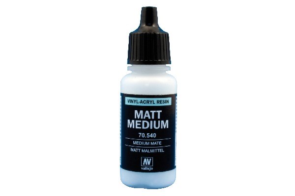 Vallejo Maling Model Color: Medium Matt Medium 17ml