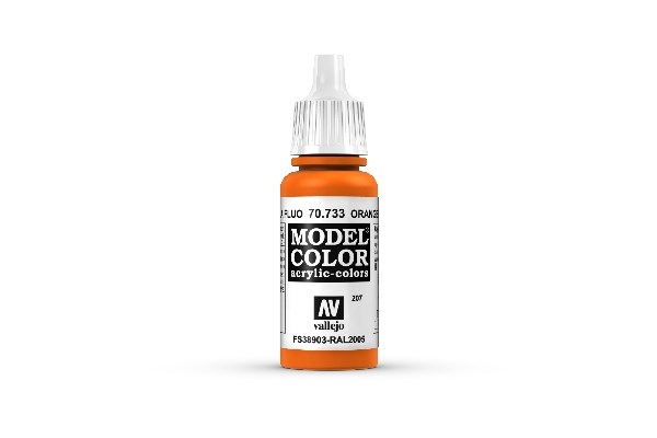 Vallejo Maling Model Color: Orange Fluo 17ml