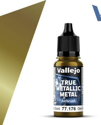 Vallejo Maling True Metallic Metal: Airbrush Greenish Gold 18ml