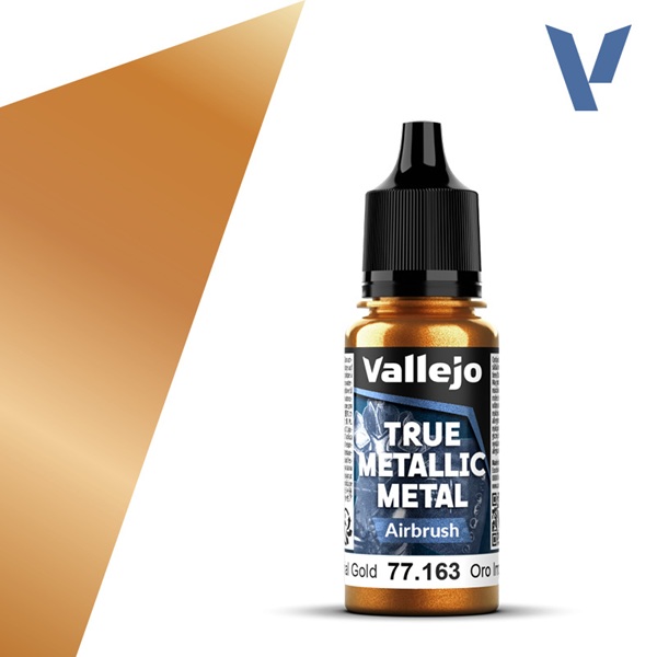 Vallejo Maling True Metallic Metal: Airbrush Imperial Gold 18ml