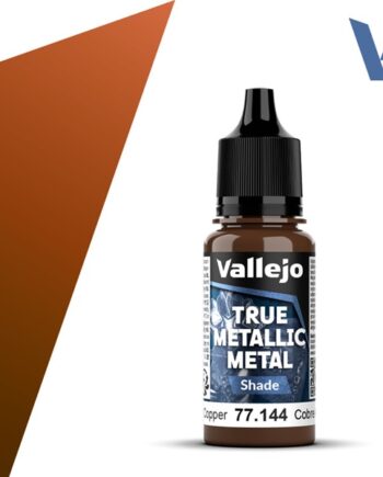 Vallejo Maling True Metallic Metal: Shade Ancient Copper 18ml