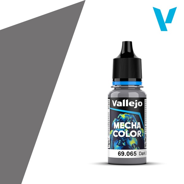 Vallejo Mecha Airbrush Color: Metallic Dark Steel 18ml