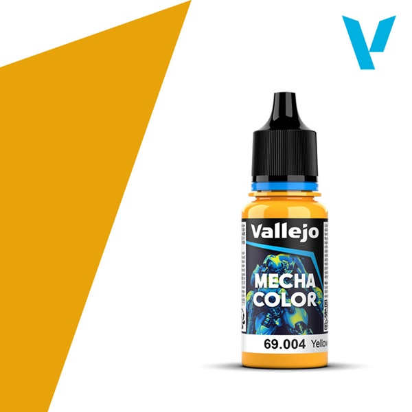 Vallejo Mecha Airbrush Color: Yellow 18ml