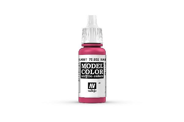 Vallejo Model Color  226 128 147  Sunset Red