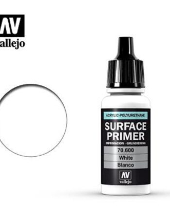 Vallejo Primer  Acrylic-polyurethane : White  17 Ml