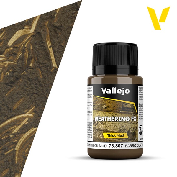 Vallejo Weathering Effects: European Mud  40 Ml