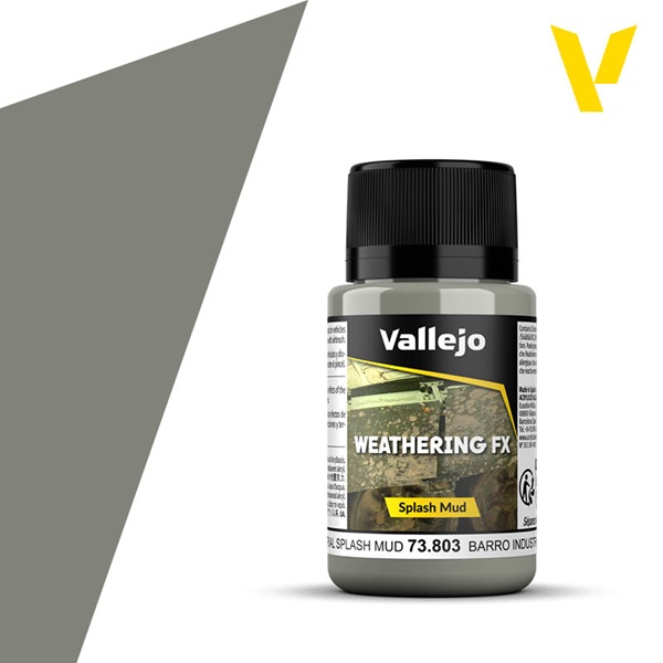 Vallejo Weathering Effects: Industrial Splash Mud  40 Ml