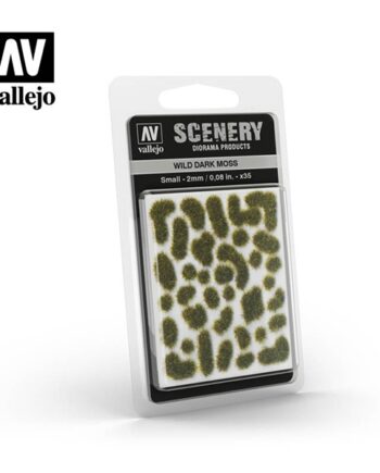 Vallejo Wild Tufts  Terr 195 166  -gr 195 166   Terrain Grass : Dark Moss  2mm