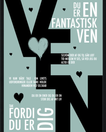 Ven Plakat Personlig Plakat
