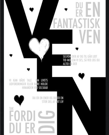 Ven Plakat Personlig Plakat