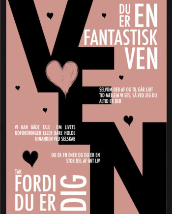 Ven Plakat Personlig Plakat