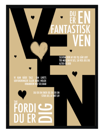 Ven Plakat Personlig Plakat