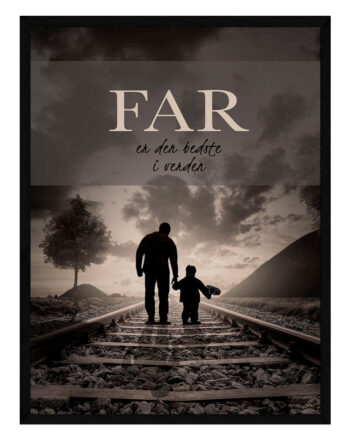 Verdens Bedste Far Plakat Jernbane