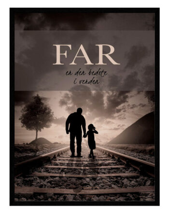 Verdens Bedste Far Plakat Jernbane