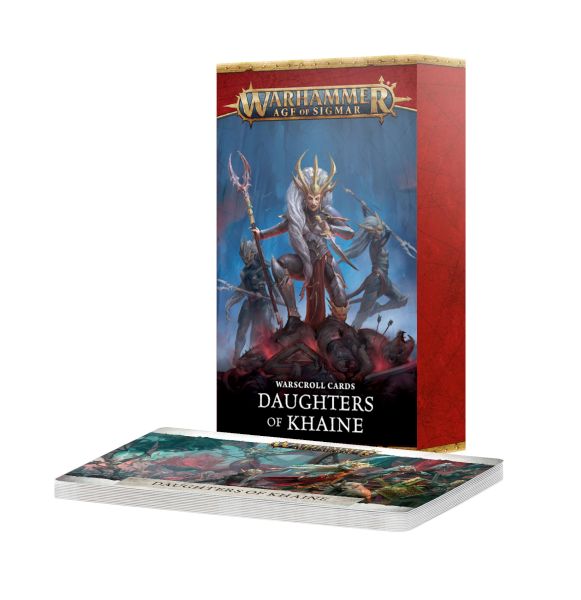 Warhammer: Age Of Sigmar  4th Edition  Warscroll Cards: Daughters Of Khaine  2026  60050212003
