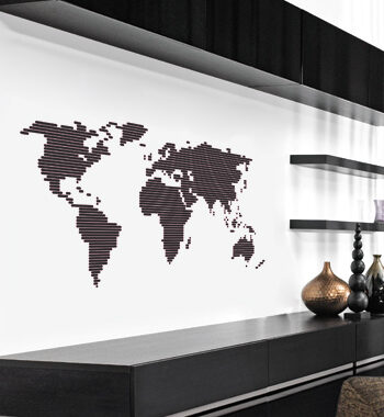 World Of Lines Wallsticker Af Alan Smithee  120x60 Cm