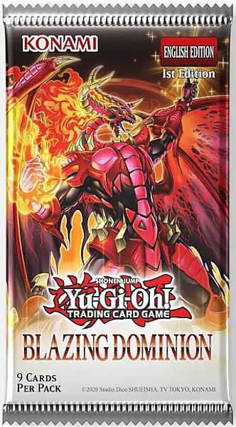 Yu-gi-oh  Booster Pakke Blazing Dominion Booster Pack