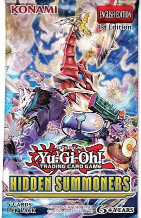 Yu-gi-oh  Booster Pakke Hidden Summoners