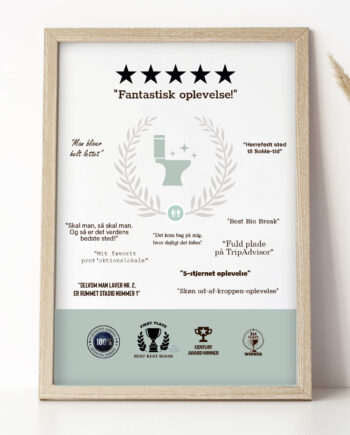 -stjernet Oplevelse-plakat 21   29    A4  Kr  199 -