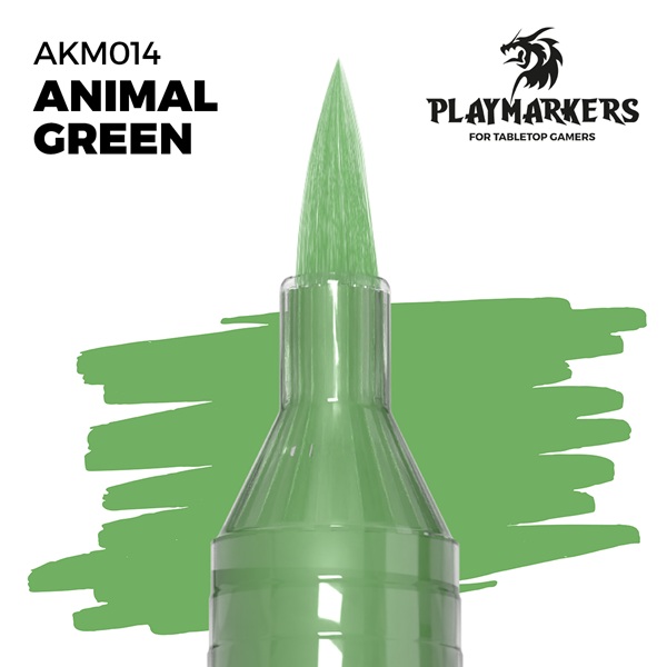 Ak Interactive Playmarkers: Animal Green Paint Marker Malingstusch
