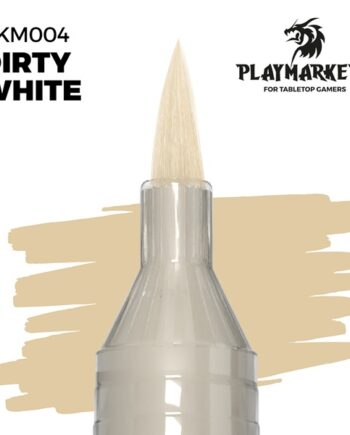 Ak Interactive Playmarkers: Dirty White  Paint Marker Malingstusch