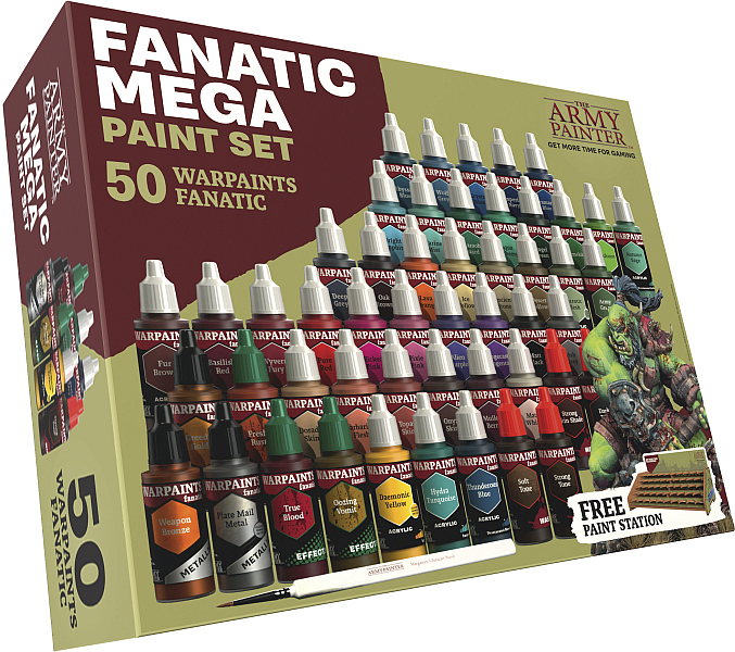Army Painter Warpaints Fanatic Mega Paint Set Wp8067