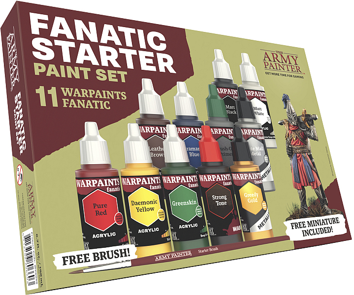 Army Painter Warpaints Fanatic Starter Paint Set Wp8066