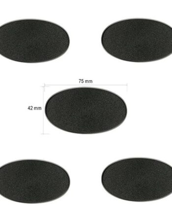 Baser Citadel 75x42mm Oval Bases  X5  99079999007 Do