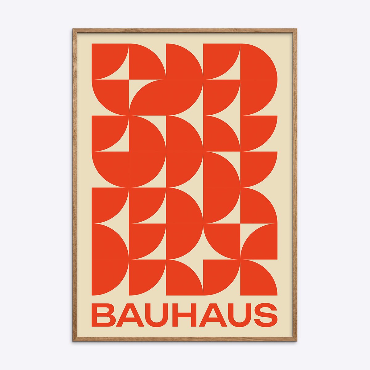 Bauhaus Plakat Orange 018
