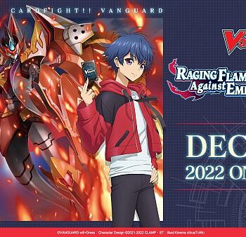 Cardfight  Vanguard Ccg   Will Dress Set 07: Raging Flames Against Emerald Storm Booster Pack Engelsk