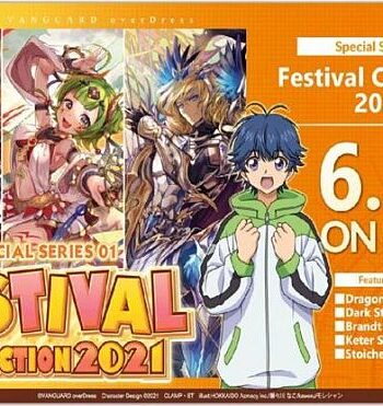 Cardfight  Vanguard Ccg  Overdress Special Series 01: Festival Collection 2021 Booster Display  10 Packs