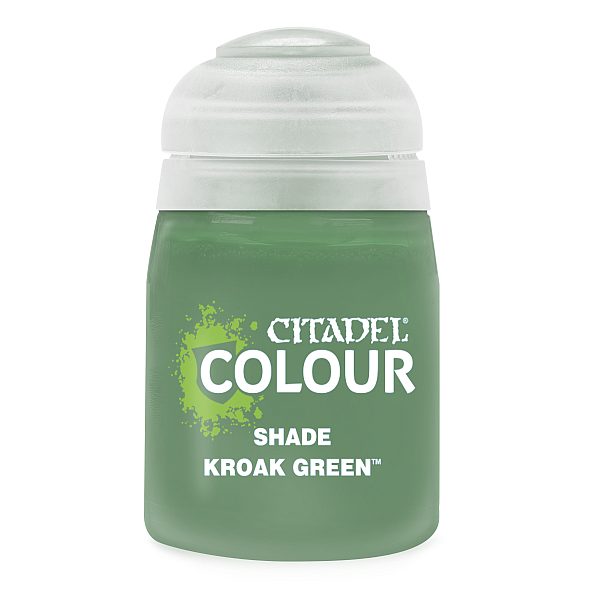 Citadel Shade: Kroak Green Stor 18ml Gr 195 184 Maling 9918995304106