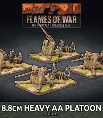 8cm Heavy Aa Platoon  X4 Plastic