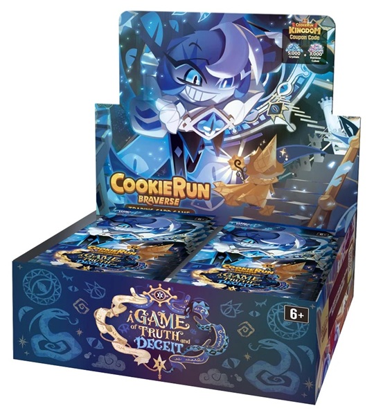 Cookierun: Braverse Tcg:   Game Of Truth And Deceit Booster Box  Display  28 Packs