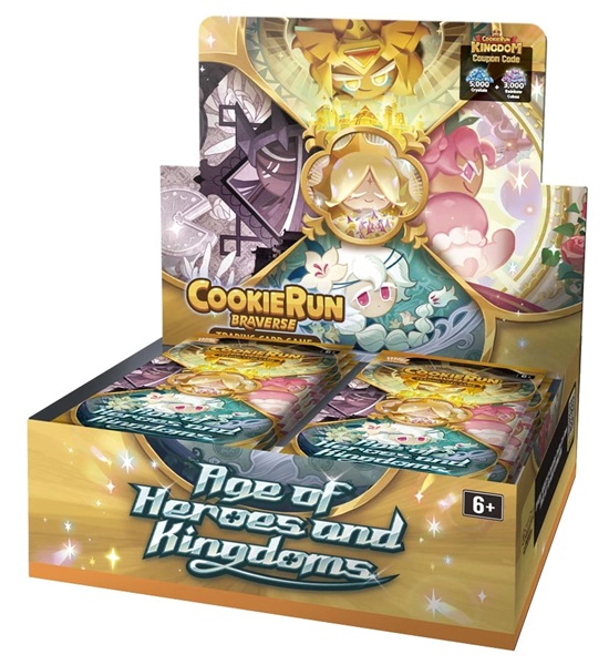 Cookierun: Braverse Tcg: Age Of Heroes And Kingdoms Booster Box  Display  28 Packs