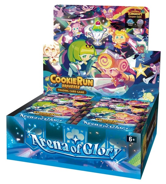 Cookierun: Braverse Tcg: Arena Of Glory Booster Box  Display  28 Packs