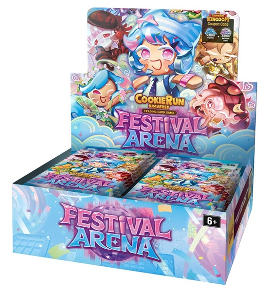 Cookierun: Braverse Tcg: Festival Arena Booster Box  Display  28 Packs
