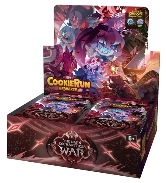 Cookierun: Braverse Tcg: The Dark Enchantress War Booster Box  Display  28 Packs