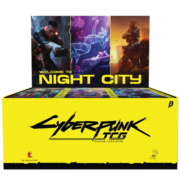 Cyberpunk Tcg: Welcome To Night City Beta Booster Display Box Med 36 Pakker