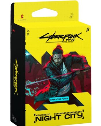 Cyberpunk Tcg: Welcome To Night City  Beta  Starter Deck Embracing Power