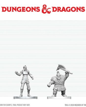 Dungeons   Dragons Nolzur Apos   Marvelous Miniatures: Cultist Of Bane   Dwarf Zhentilar Soldier  Wzk90891
