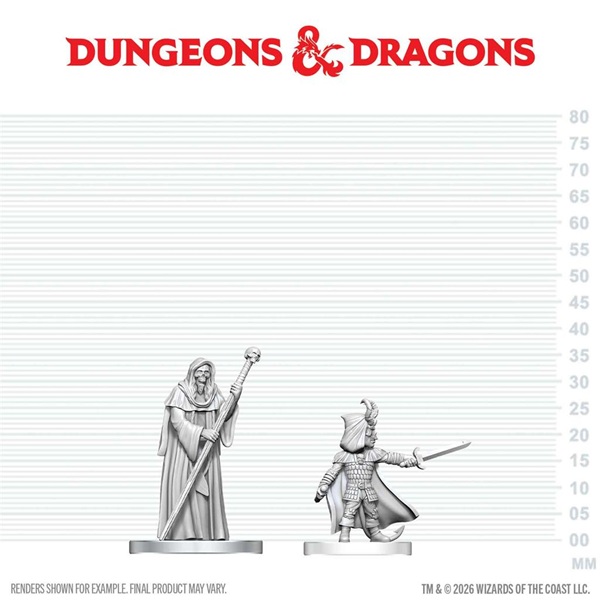 Dungeons Dragons Nolzur Apos Marvelous Miniatures: Cultist Of Bhaal Cultist Of Myrkul Wzk90890